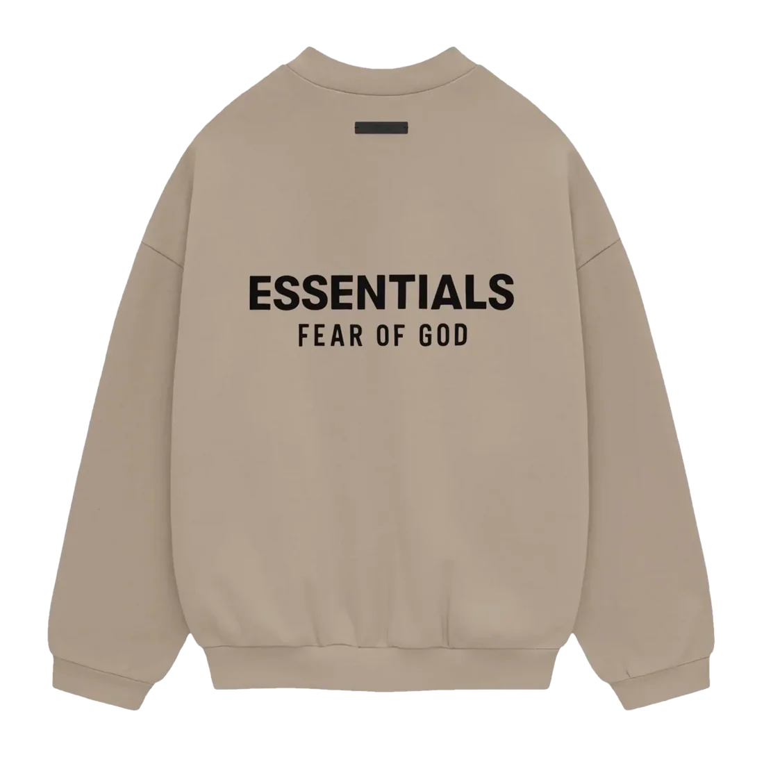 Fear Of God Essentials FW24 Fleece Crewneck - Unisex - Desert Sand