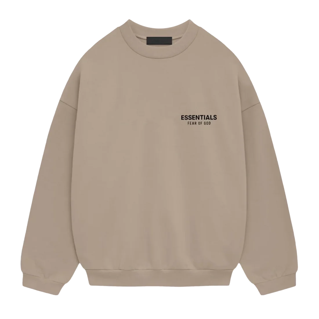Fear Of God Essentials FW24 Fleece Crewneck - Unisex - Desert Sand