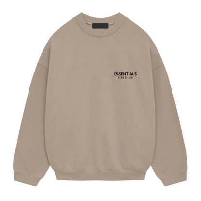 Fear Of God Essentials FW24 Fleece Crewneck - Unisex - Desert Sand