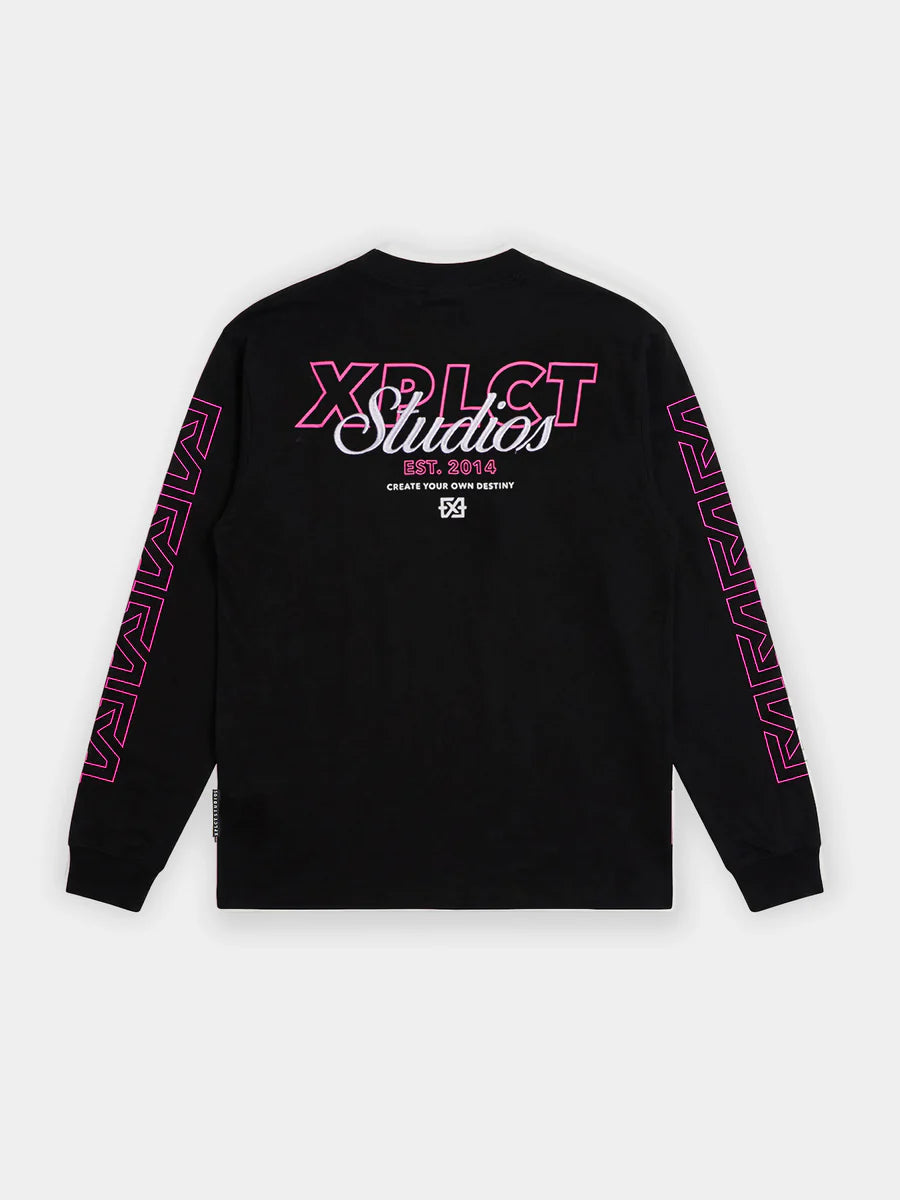 XPLCT Destiny Longsleeve Heren Zwart